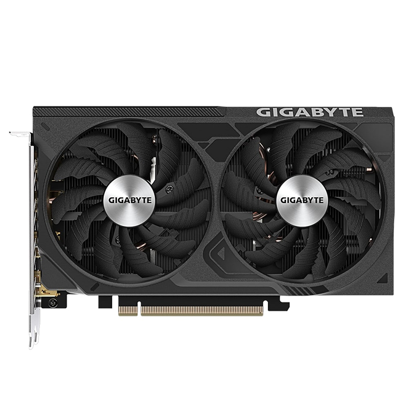 фото Видеокарта gigabyte geforce rtx 4060 ti windforce oc 2250mhz pci-e 4.0 16384mb 18000mhz 128 bit 2xhdmi 2xdp gv-n406twf2oc-16gd