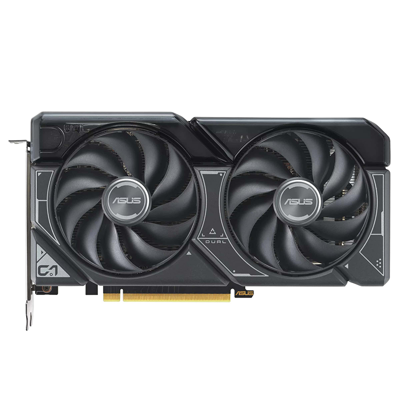 фото Видеокарта asus geforce rtx 4060ti 2595mhz pci-e 4.0 16384mb 18000mhz 128 bit hdmi 3xdp dual-rtx4060ti-o16g