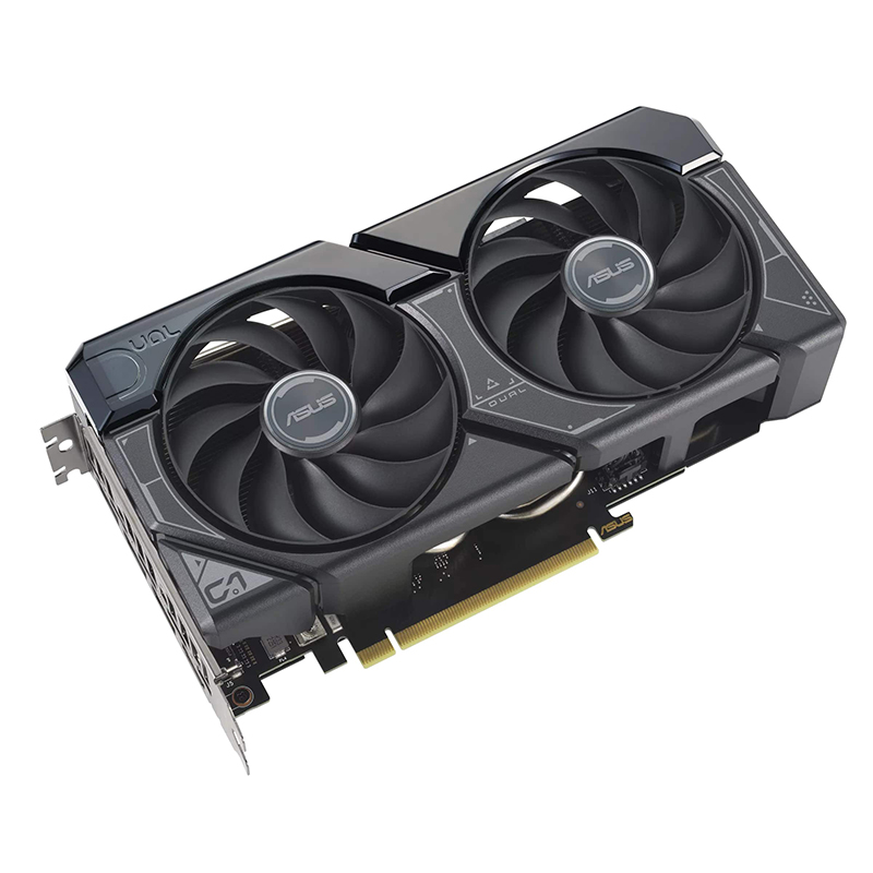 фото Видеокарта asus geforce rtx 4060ti 2595mhz pci-e 4.0 16384mb 18000mhz 128 bit hdmi 3xdp dual-rtx4060ti-o16g