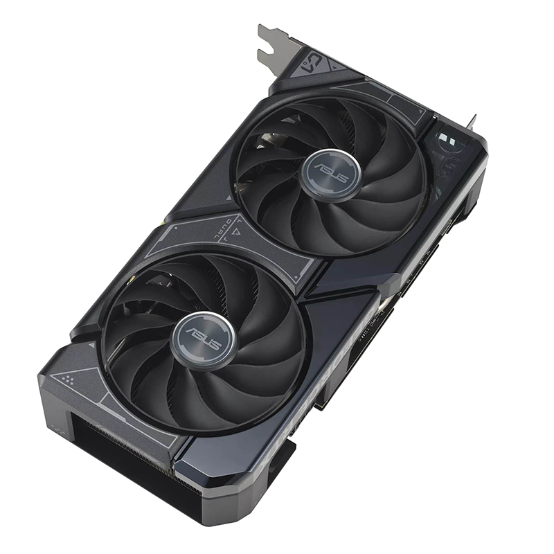 фото Видеокарта asus geforce rtx 4060ti 2595mhz pci-e 4.0 16384mb 18000mhz 128 bit hdmi 3xdp dual-rtx4060ti-o16g