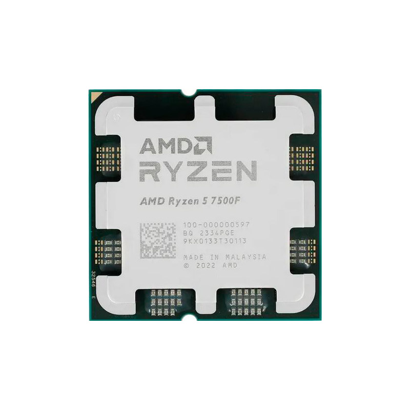 Процессор AMD Ryzen 5 7500F (3700MHz/AM5/L3 32768Kb) 100-000000597 OEM процессор amd ryzen 9 7900x 4700mhz am5 l2 l3 81920kb 100 000000589 oem