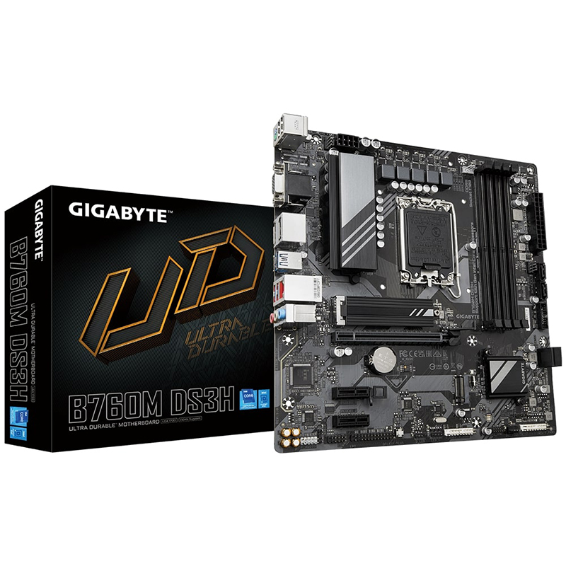 фото Материнская плата gigabyte b760m ds3h ddr5