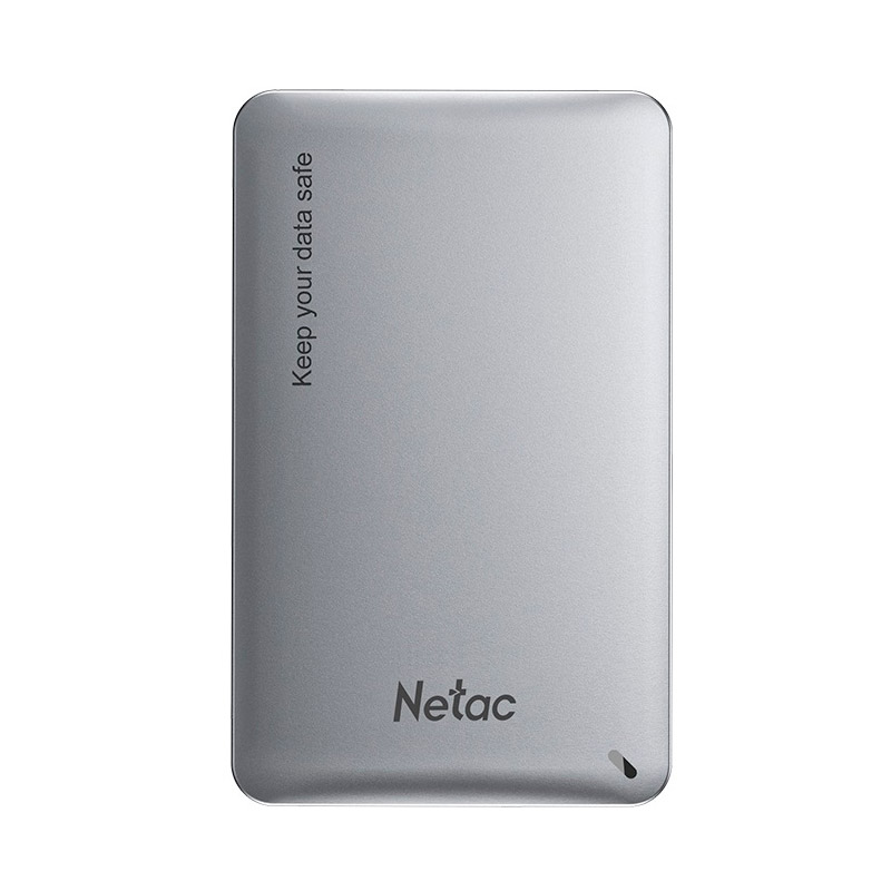 фото Внешний корпус netac wh12 для hdd/ssd 2.5 usb 3.0 - type-c - type-c silver nt07wh12-30cc