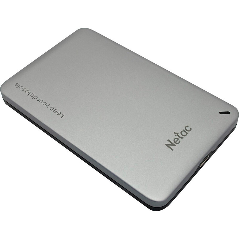   Netac WH12  HDD/SSD 2.5 USB 3.0 - Type-C - Type-C Silver NT07WH12-30CC