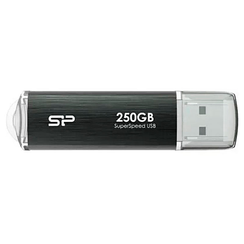 фото Usb flash drive 250gb - silicon power marvel m80 usb 3.2 grey sp250gbuf3m80v1ghh
