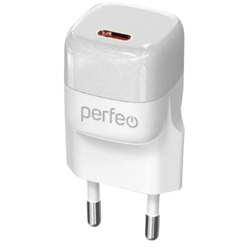 Зарядное устройство Perfeo Type-C 20W White I4651