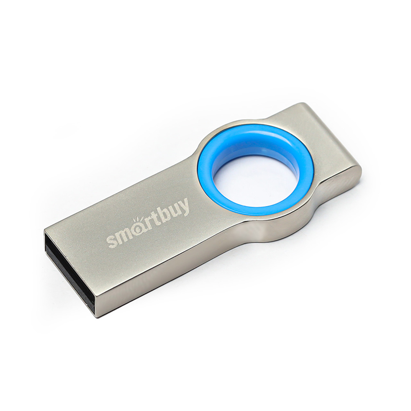 фото Usb flash drive 64gb - smartbuy mc2 usb metal blue sb064gbmc2