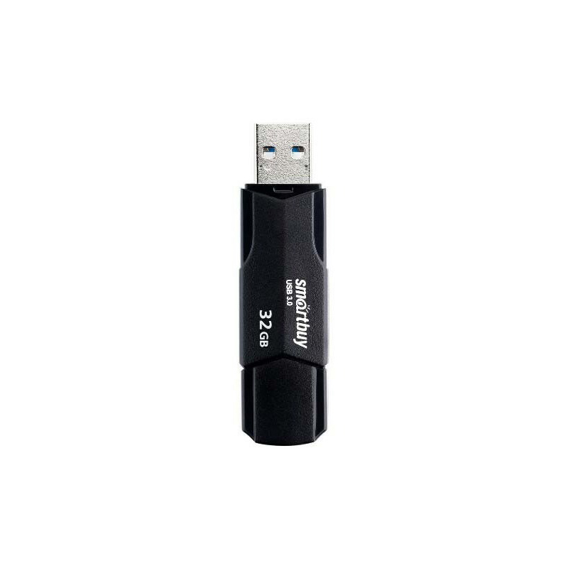 USB Flash Drive 32Gb - SmartBuy Clue USB 3.1 Black SB32GBCLU-K3 usb flash drive 64gb smartbuy scout usb 3 1 white sb064gb3scw