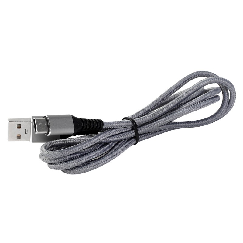 цена Аксессуар Ergolux USB - Type-C 5А 1.5m Grey ELX-CDC11-C09