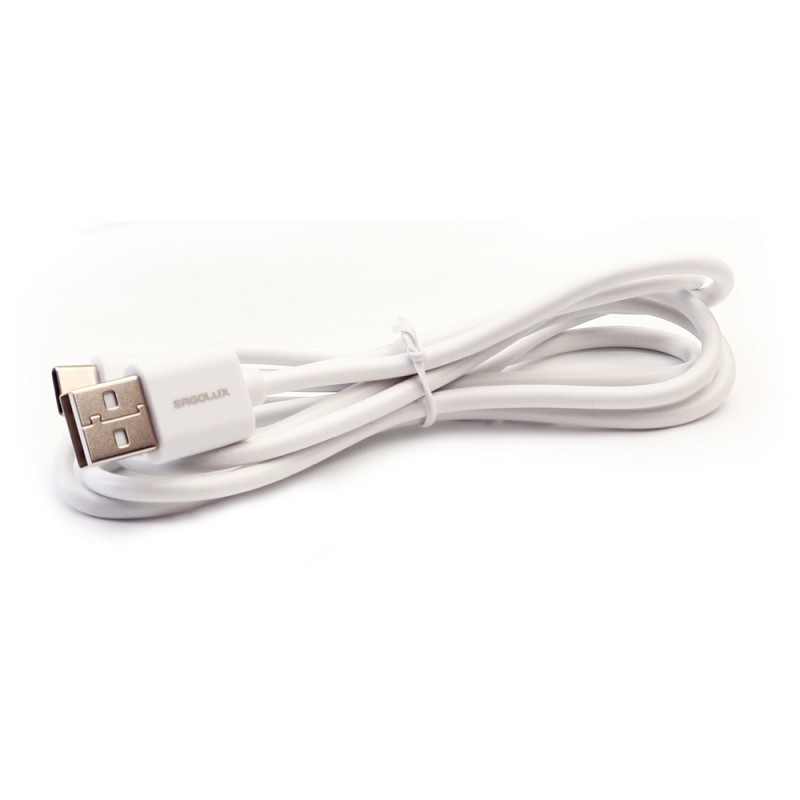 Аксессуар Ergolux USB - Type-C 3А 1.2m White ELX-CDC02-C01