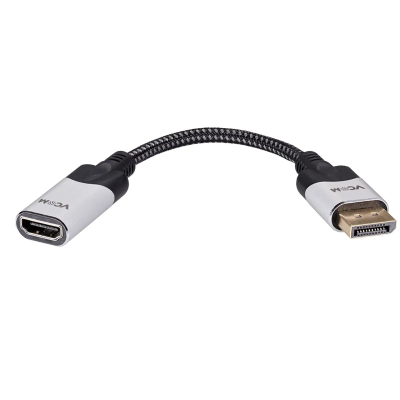 Аксессуар Vcom DisplayPort - HDMI 15cm CG621M-0.15 аксессуар vcom usb 3 1 type c displayport 15cm cu422mv 8k