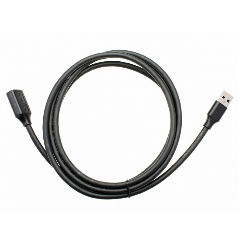 Аксессуар Telecom USB 3.0 Am-Af 50cm Black TUS708-0.5M аксессуар telecom usb 2 0 audio 10cm grey ta313u