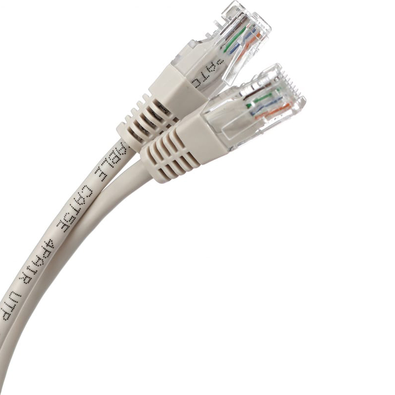 цена Сетевой кабель AOpen UTP cat.5e 2m Grey ANP511_2M