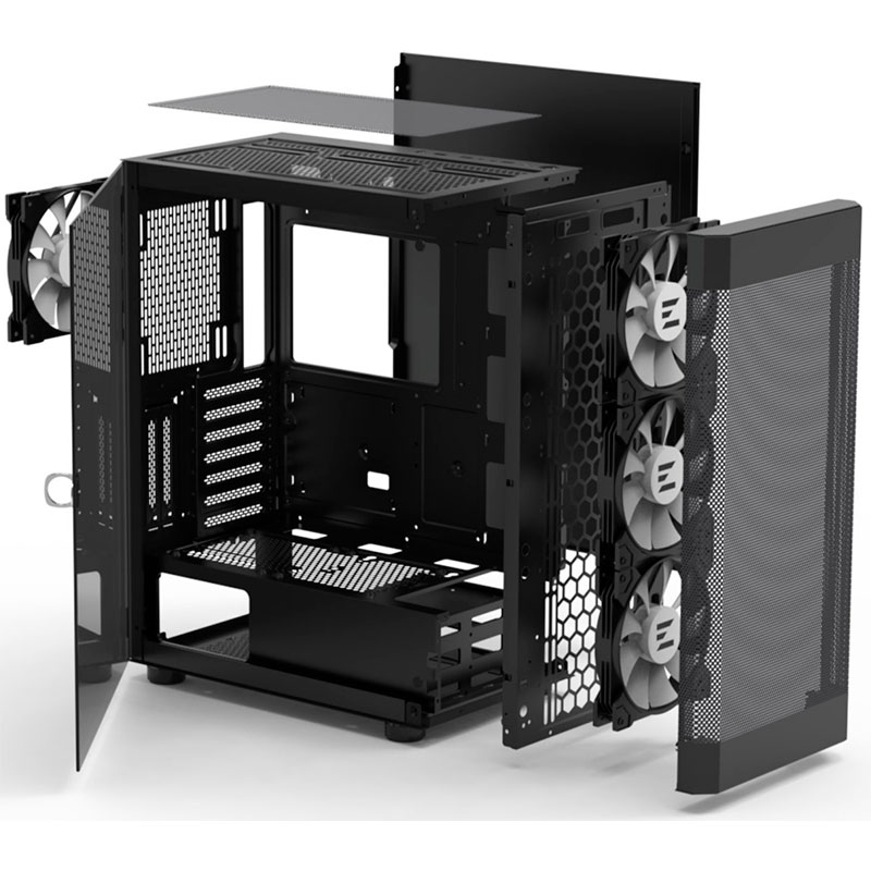 Корпус Zalman Miditower i4 TG Black без БП