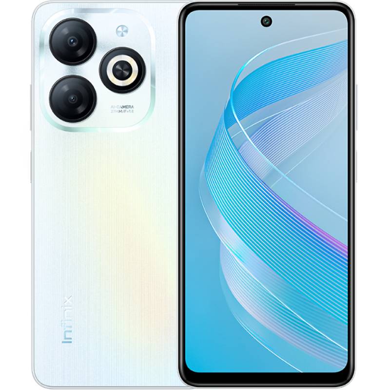 Сотовый телефон Infinix Smart 8 3/64Gb X6525 Galaxy White сотовый телефон infinix hot 30i 4 64gb x669d glacier blue