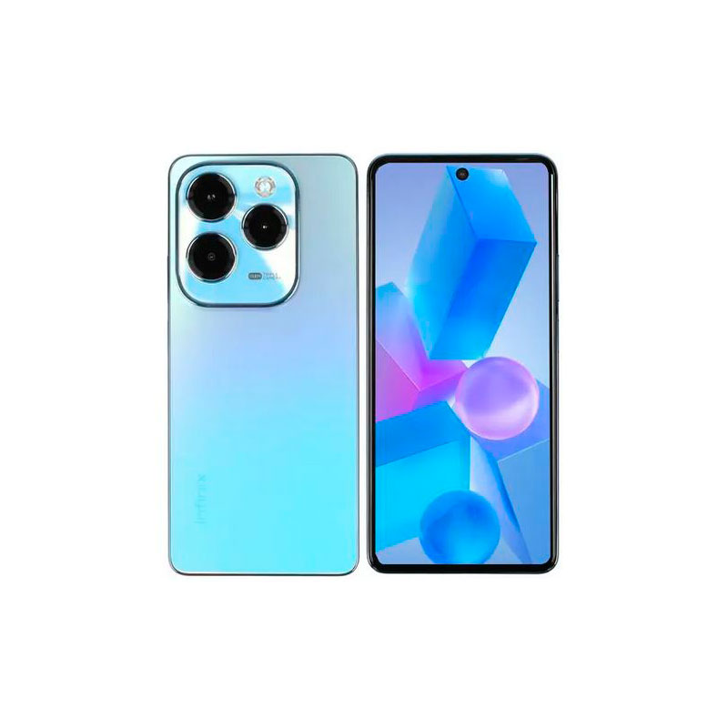 Сотовый телефон Infinix Hot 40 Pro 8/256Gb X6837 Palm Blue anbernic rg353m handheld game console android linux dual os 3 5 ips screen android 32gb high speed emmc 5 1 linux 16gb 256gb tf card 35000 games 3500mah battery 7h playtime 2 4 5g wifi blue
