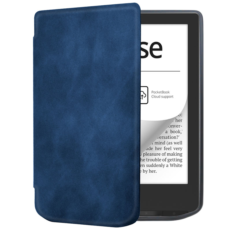 Аксессуар Чехол BookCase для Pocketbook 629 Verse / 634 Verse Pro Slim Dark Blue BC-PB629-SLIM/DBLU чехол pero для samsung a23 soft touch blue cc1c 0153 bl