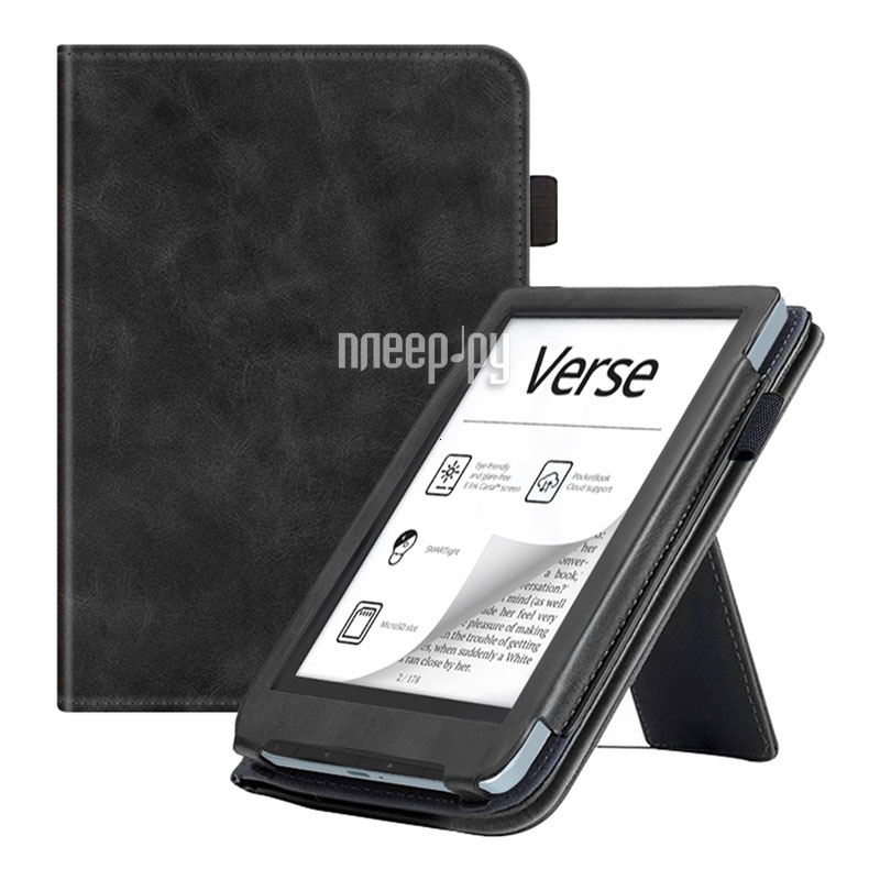 Аксессуар Чехол BookCase для Pocketbook 629 Verse / 634 Verse Pro Black BC-PB629-STND/BL цена и фото