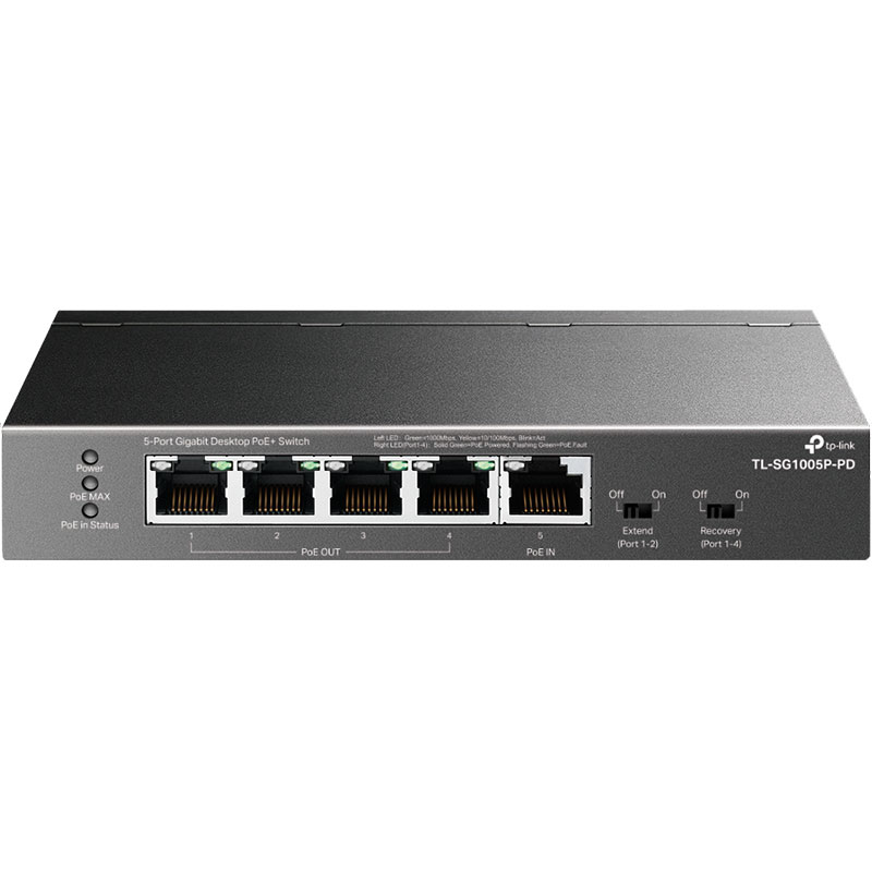 

Коммутатор TP-LINK TL-SG1005P-PD, TL-SG1005P-PD