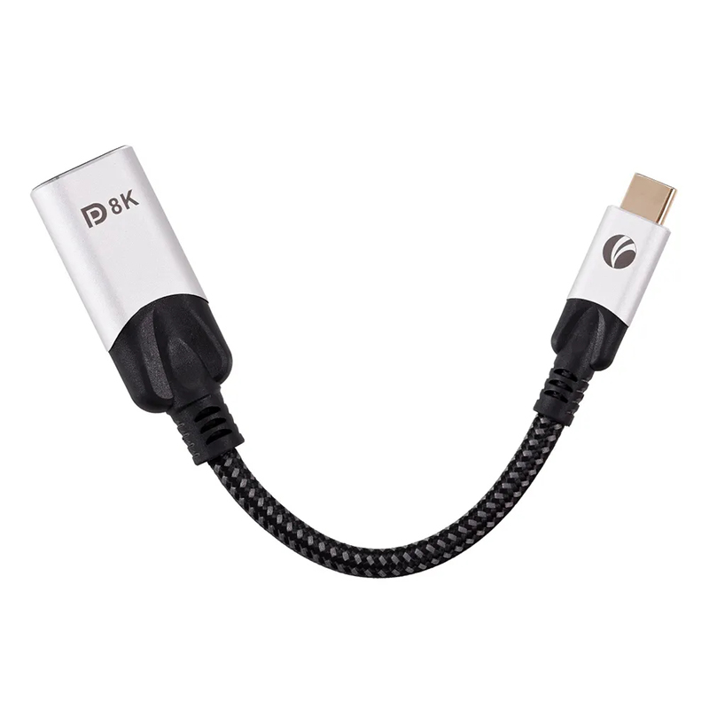 цена Аксессуар VCOM USB 3.1 Type-C - DisplayPort 15cm CU422MV-8K