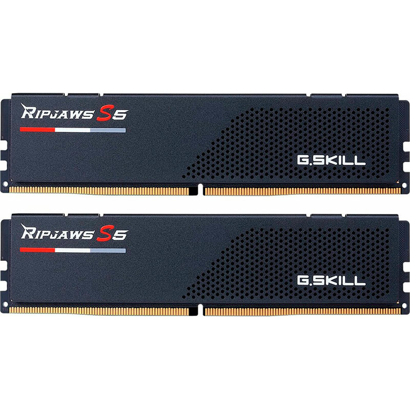 Модуль памяти G.Skill Ripjaws S5 DDR5 DIMM 6800MHz PC-54400 - 32Gb Kit (2x16Gb) F5-6800J3445G16GX2-RS5K модуль памяти g skill ripjaws s5 ddr5 6400mhz pc 51200 cl32 32gb kit 2x16gb f5 6400j3239g16gx2 rs5k