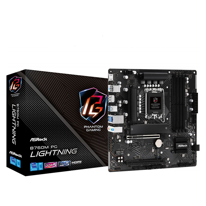 фото Материнская плата asrock b760m pg lightning