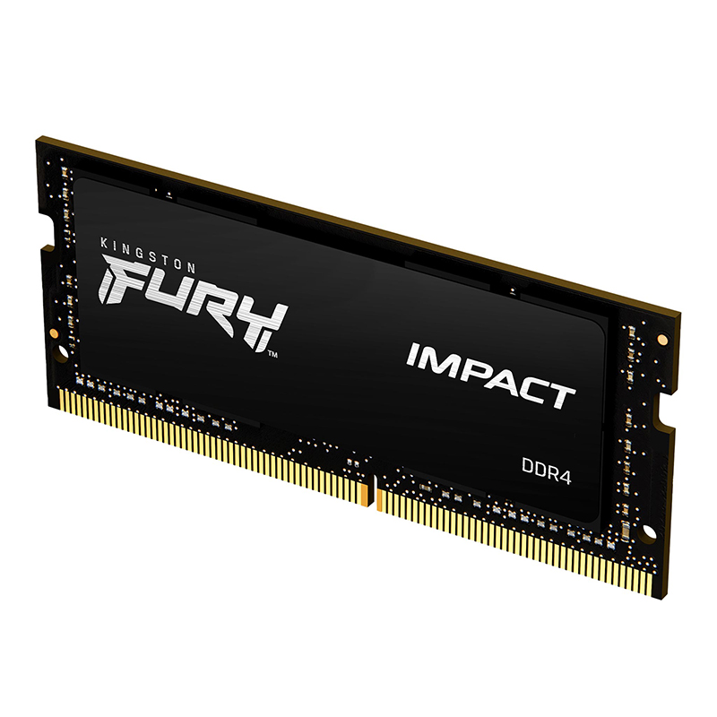 Модуль памяти Kingston Fury Impact DDR4 SO-DOMM 2666MHz PC-21300 CL15 - 16Gb KF426S15IB1/16 модуль памяти ddr 4 dimm 16gb 2666mhz ocpc xt ii mmx16gd426c19w cl19 white