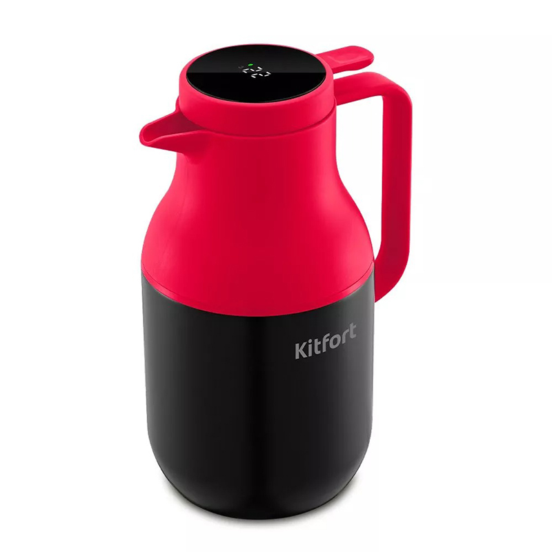 Термос Kitfort КТ-1240-1 1.6L Black-Crimson кофеварка kitfort кт 7122 1 white crimson