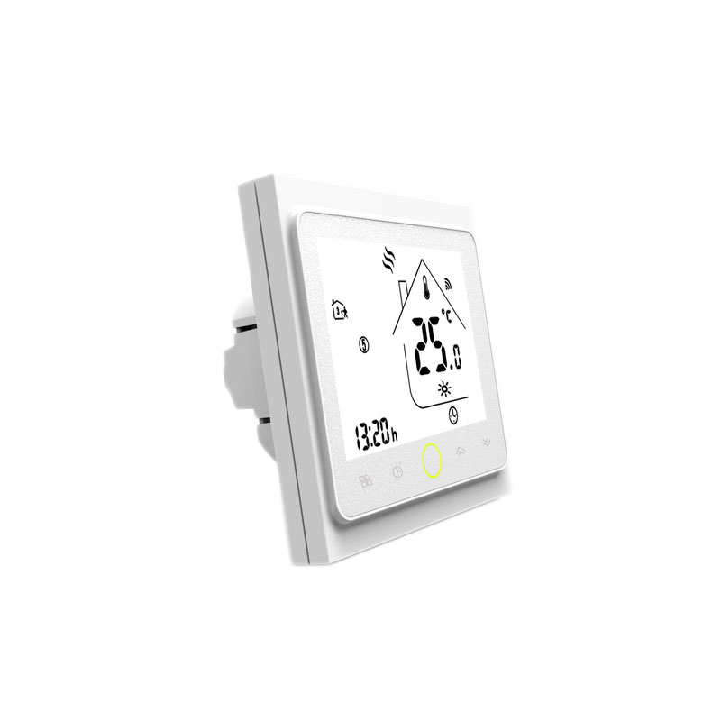 фото Терморегулятор moes zigbee electric heating thermostat white zht-002-gb