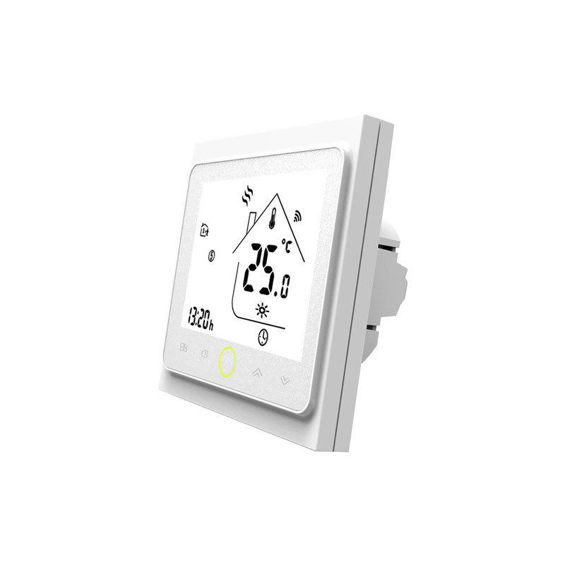 фото Терморегулятор moes zigbee electric heating thermostat white zht-002-gb