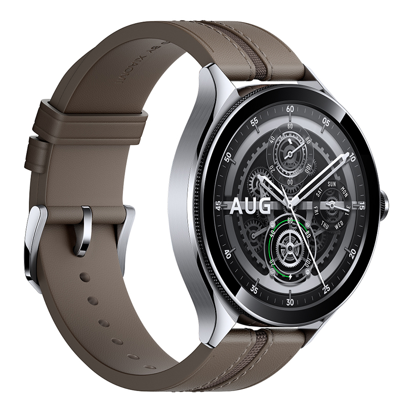 Умные часы Xiaomi Watch 2 Pro Silver Case with Brown Leather Strap M2234W1 / BHR7216GL умные часы xiaomi haylou rs4 plus silver magnetic strap ls11