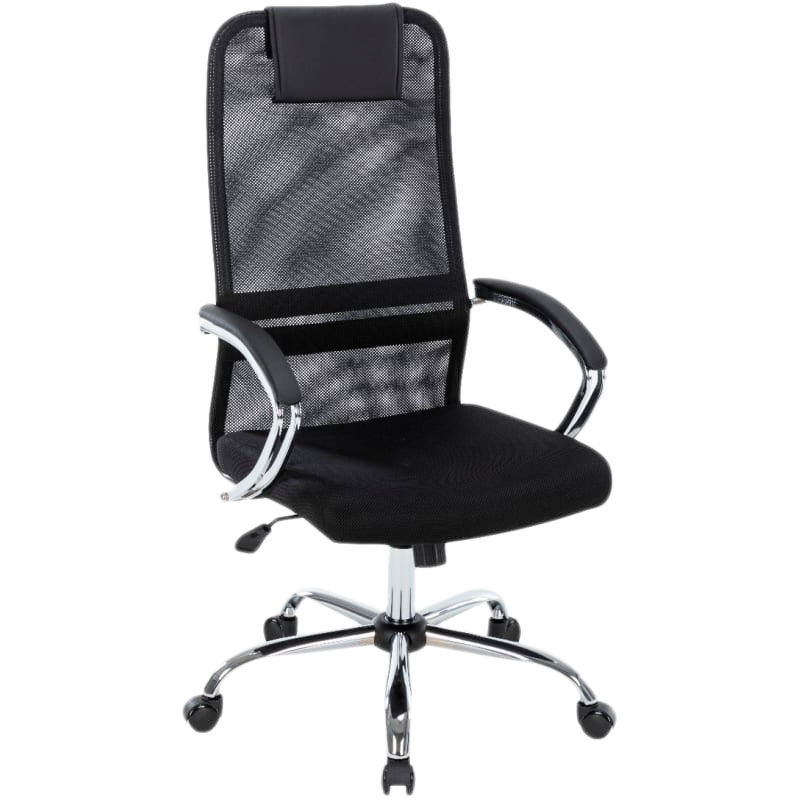 Компьютерное кресло Chairman CH612 Chrome Black 00-07145933 офисное кресло chairman 535 россия black ткань серый 00 07142312