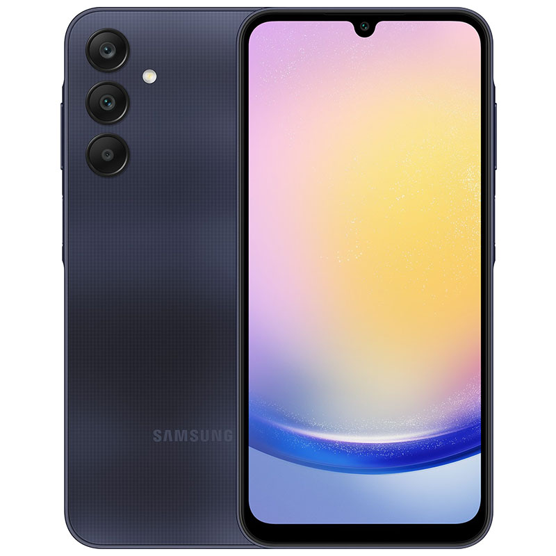 Сотовый телефон Samsung SM-A256 Galaxy A25 8/256Gb Dark Blue сотовый телефон samsung sm a546 galaxy a54 8 256gb white