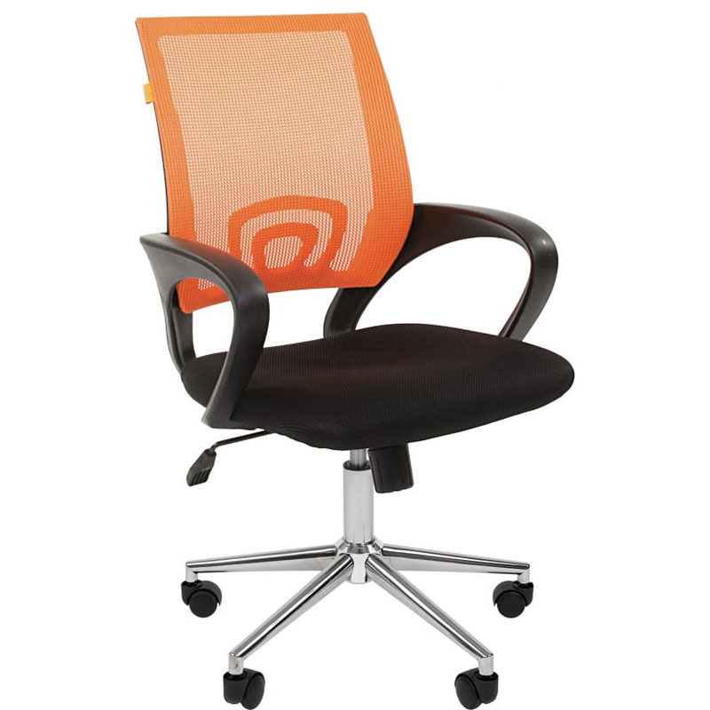 цена Компьютерное кресло Chairman 696 TW Orange Chrome New 00-07077469