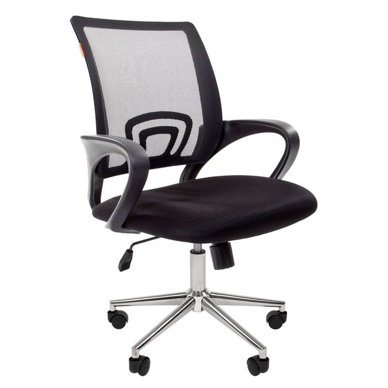 Компьютерное кресло Chairman 696 TW Black Chrome New 00-07077470 офисное кресло chairman 535 россия black ткань серый 00 07142312