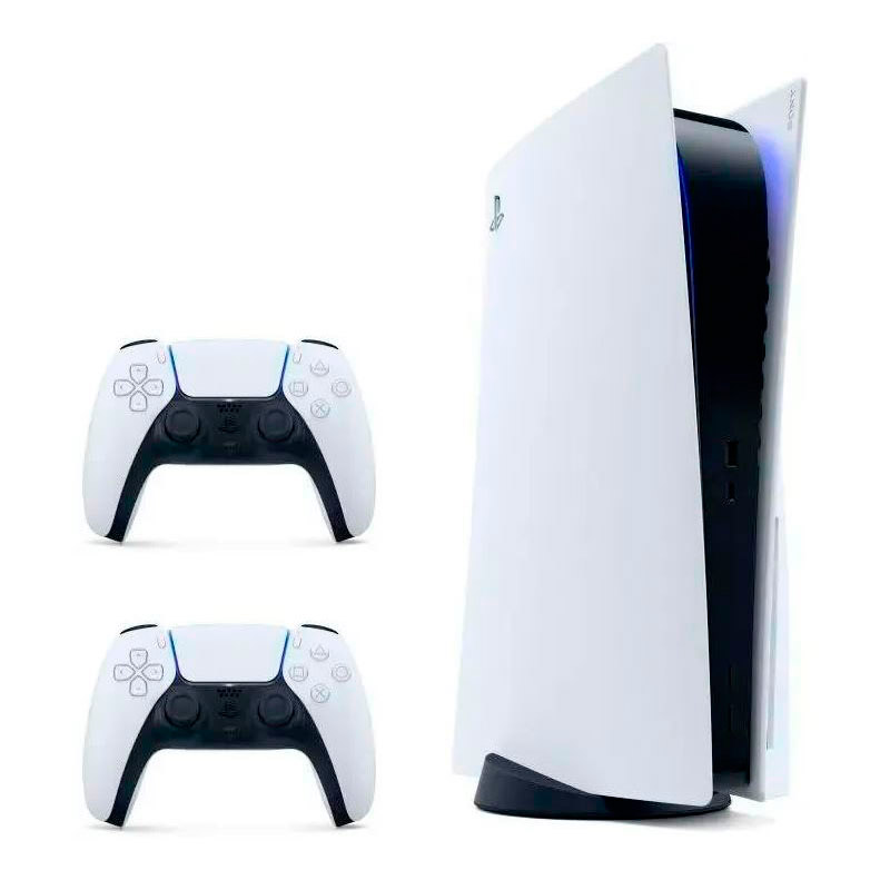 Игровая приставка Sony PlayStation 5 Blue-Ray 825Gb White + доп контроллер CFIJ-10011A / CFI-1200A игровая консоль sony playstation 5 825gb blu ray white сони плейстейшен 5