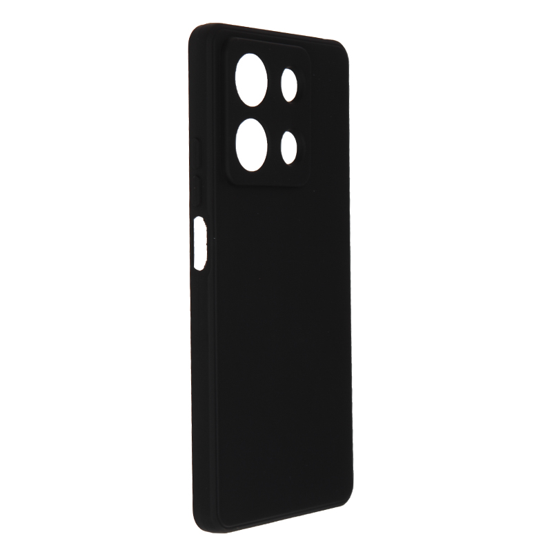 Чехол iBox для Xiaomi Redmi Note 13 с защитой камеры и подложкой Silicone Black УТ000037608