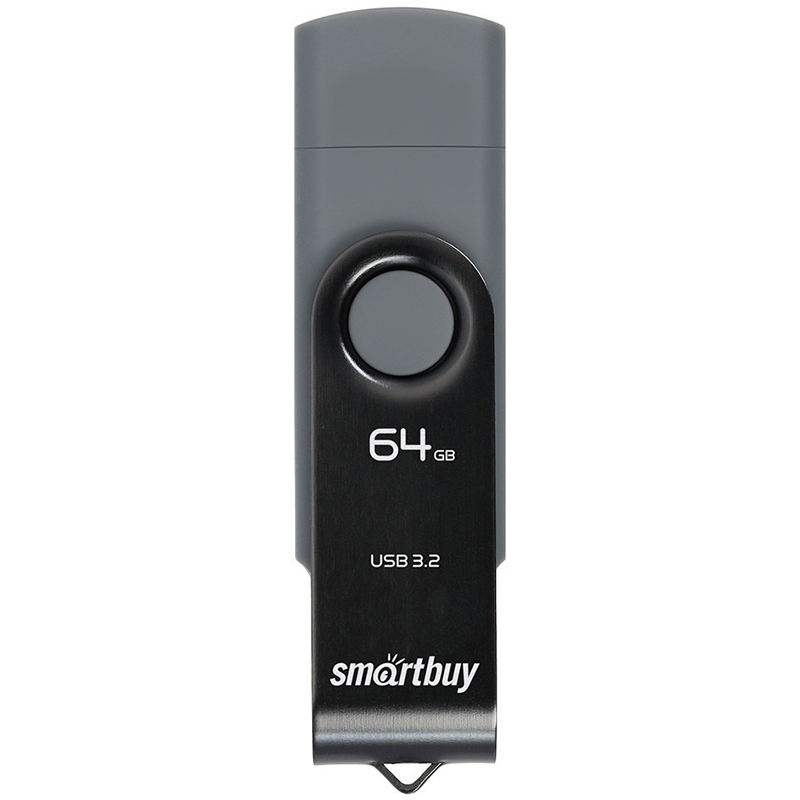 фото Usb flash drive 64gb - smartbuy twist dual sb064gb3duotwk