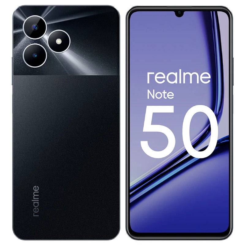 Сотовый телефон Realme Note 50 3/64Gb Black сотовый телефон realme 9 5g 4 64gb white