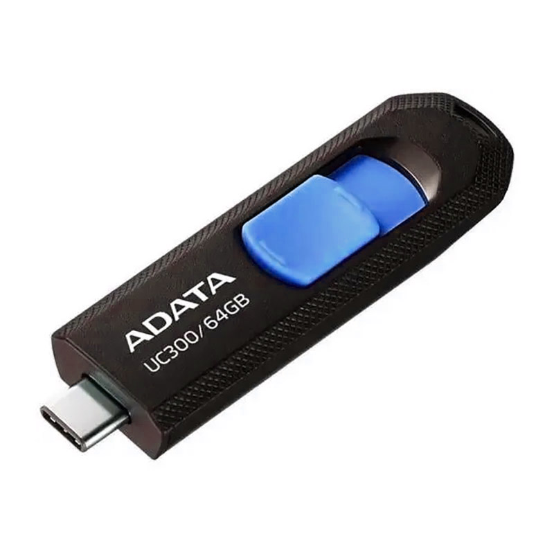 USB Flash Drive 64Gb - A-Data ACHO-UC300-64G-RNB/BU usb flash a data uv350 64gb