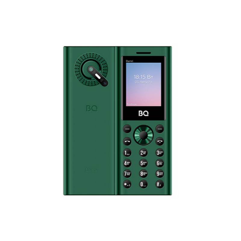 Сотовый телефон BQ 1858 Barrel Green-Black сотовый телефон huawei y5p mint green