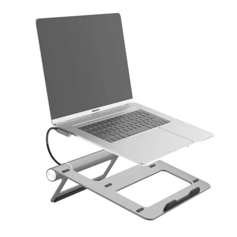 Подставка для ноутбука Wiwu A821CH 8-in-1 with Docking Station PD3.0/USB3.0/RJ45 Grey 6976195092394