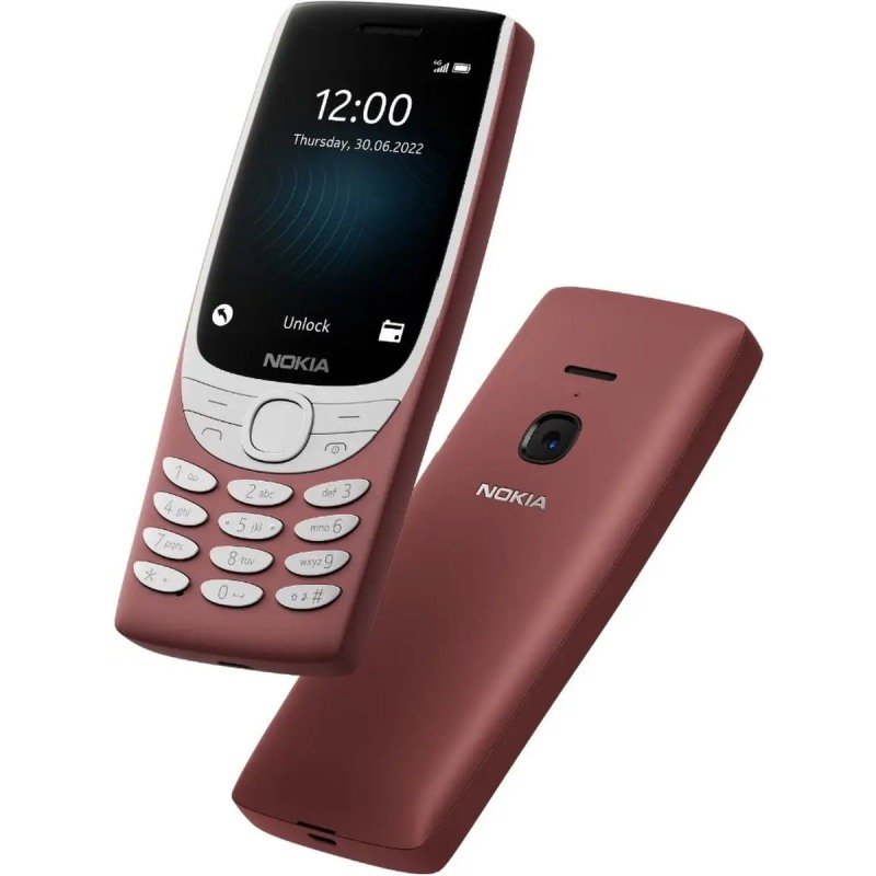 Сотовый телефон Nokia 8210 4G DS (TA-1489) Red 5pcs 9 8215 plasma cutter torch electrode 9 8210 nozzle replacement tool set