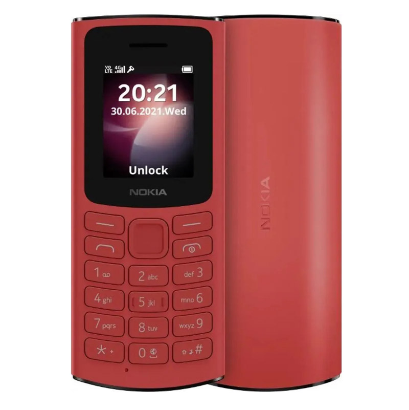 Сотовый телефон Nokia 106 DS (TA-1564) Red мобильный телефон nokia 106 ta 1564 ds charcoal 1gf019bpa2c02 2023