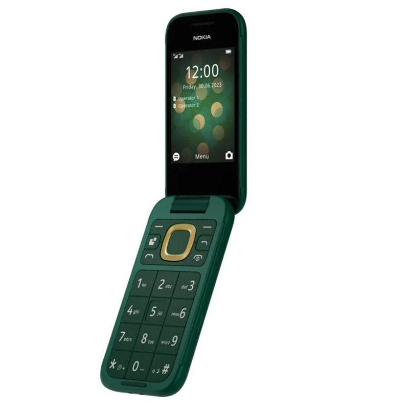 Сотовый телефон Nokia 2660 DS (TA-1469) Lush Green сотовый телефон nokia 2660 ta 1469 dual sim blue