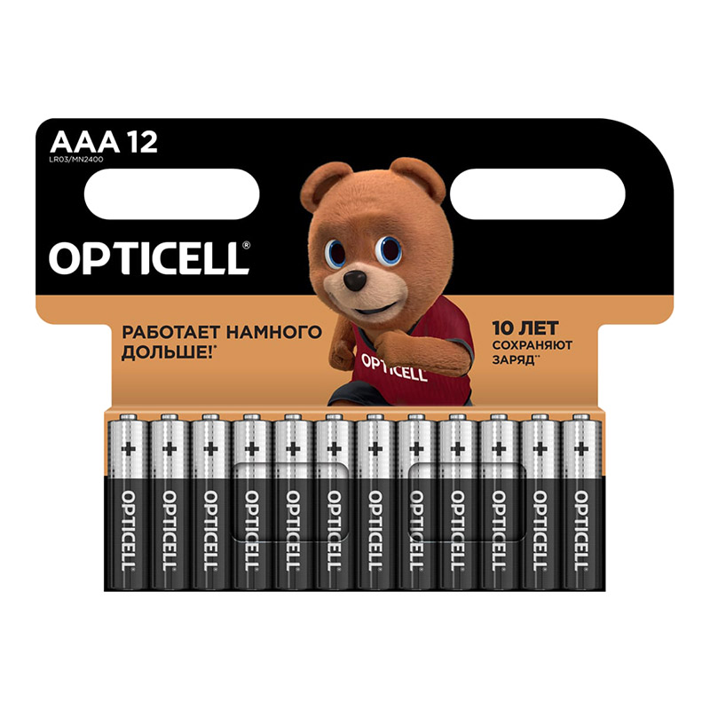 Батарейка AAA - Opticell Basic LR03 BL12 (12 штук) 5051011