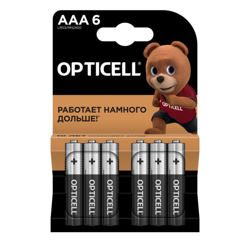 Батарейка AAA - Opticell Basic LR03 BL6 (6 штук) 5051007
