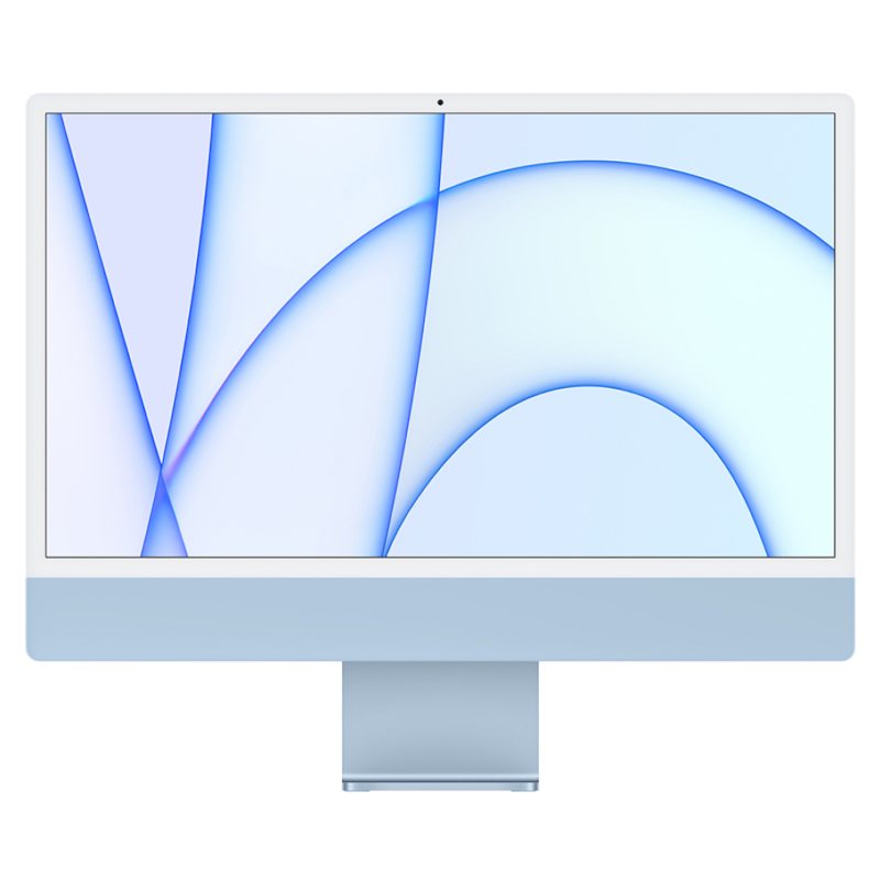 Моноблок APPLE iMac 24 (2023) Blue MQRC3 (Английская раскладка клавиатуры) (Apple M3/8192Mb/256Gb SSD/Wi-Fi/Bluetooth/Cam/23.5/4480x2520/macOS) моноблок apple imac24 m3 8gb ssd256gb macos wifi bt 143w клавиатура мышь cam серебристый 4480x2520