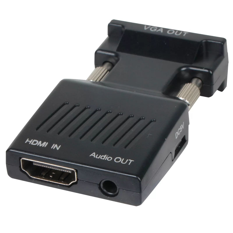 Аксессуар Vcom HDMI - VGA + Audio CA336A аксессуар vcom hdmi m microusb vga m audio 1 8m cg598 1 8m