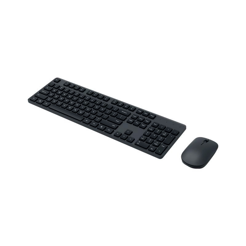 Набор Xiaomi Mi Wireless Keyboard and Mouse Combo WXJS01YM Black razer gaming keyboard mouse combo cynosa 104 клавишная проводная игровая клавиатура deathadder essential 6400dpi эргономичный набор мыши